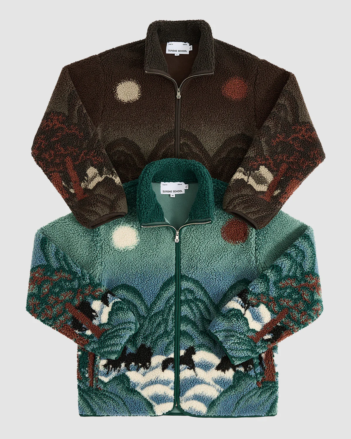 CHARCOAL FIVE PEAKS FLEECE - Image 9