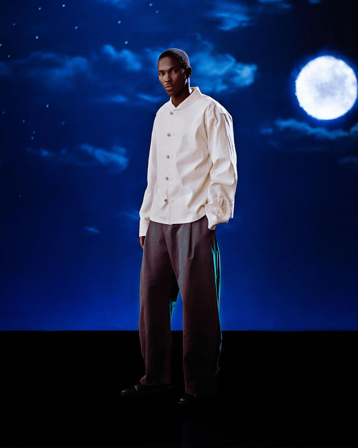 CHARCOAL HANBOK CHINO PANTS - Image 4