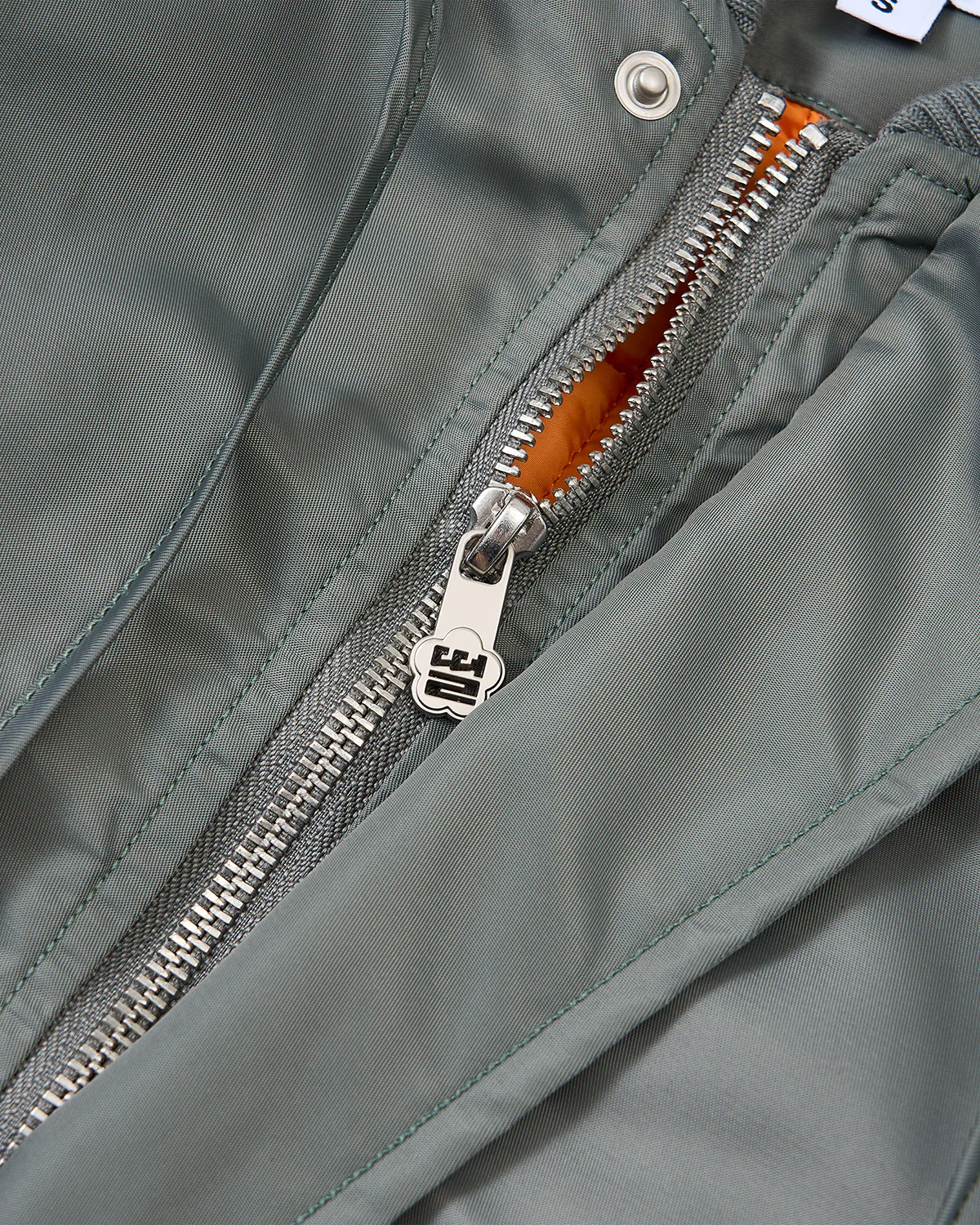 KHAKI FLOWER CHANNELED BOMBER - Image 11