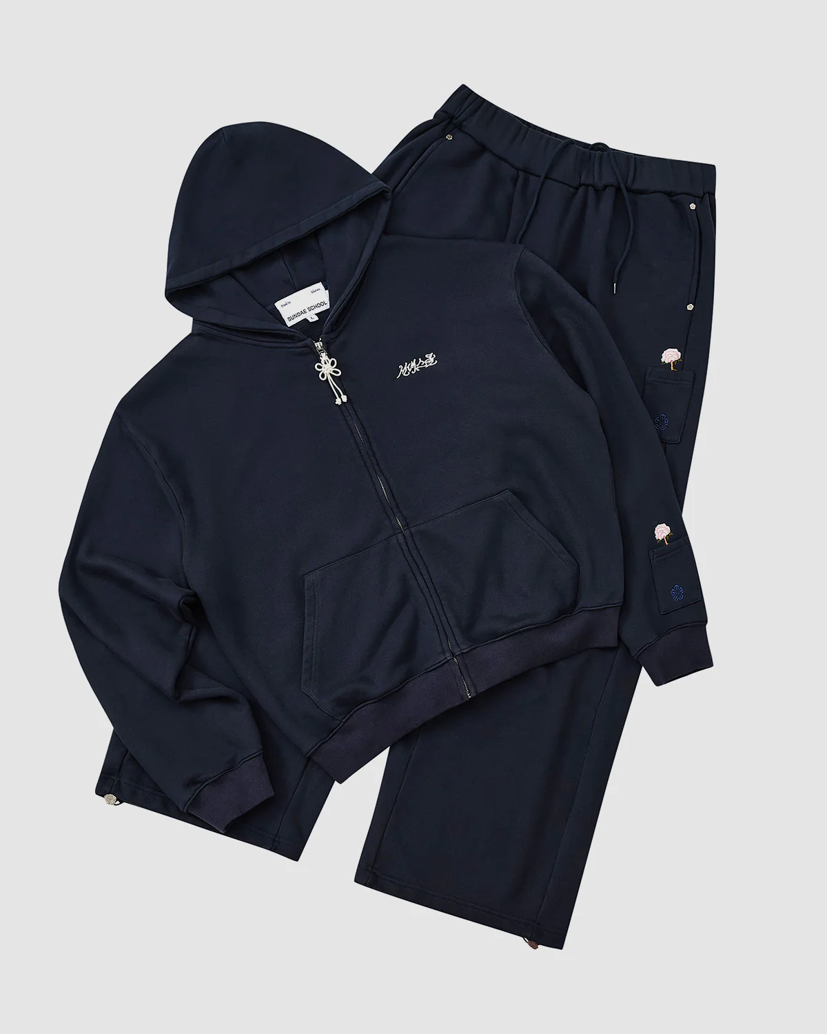 NAVY WRAP SWEATBAJI - Image 8