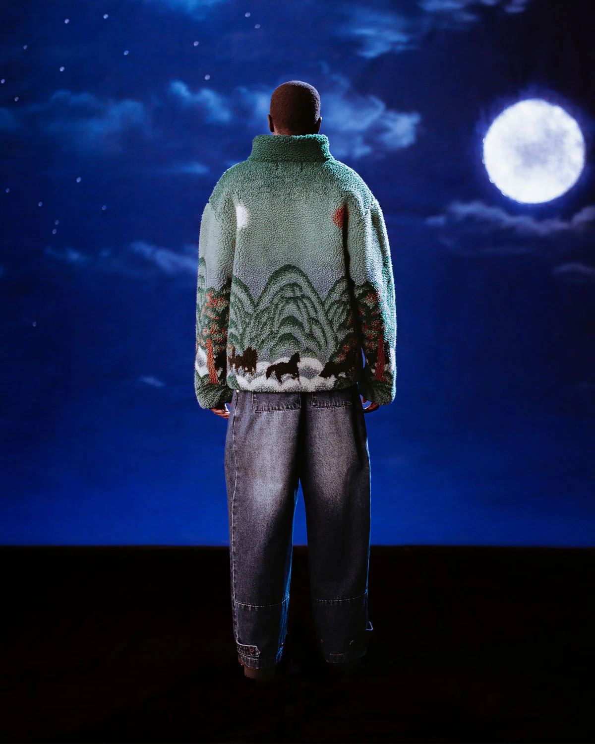 TEAL FIVE PEAKS FLEECE - Image 6