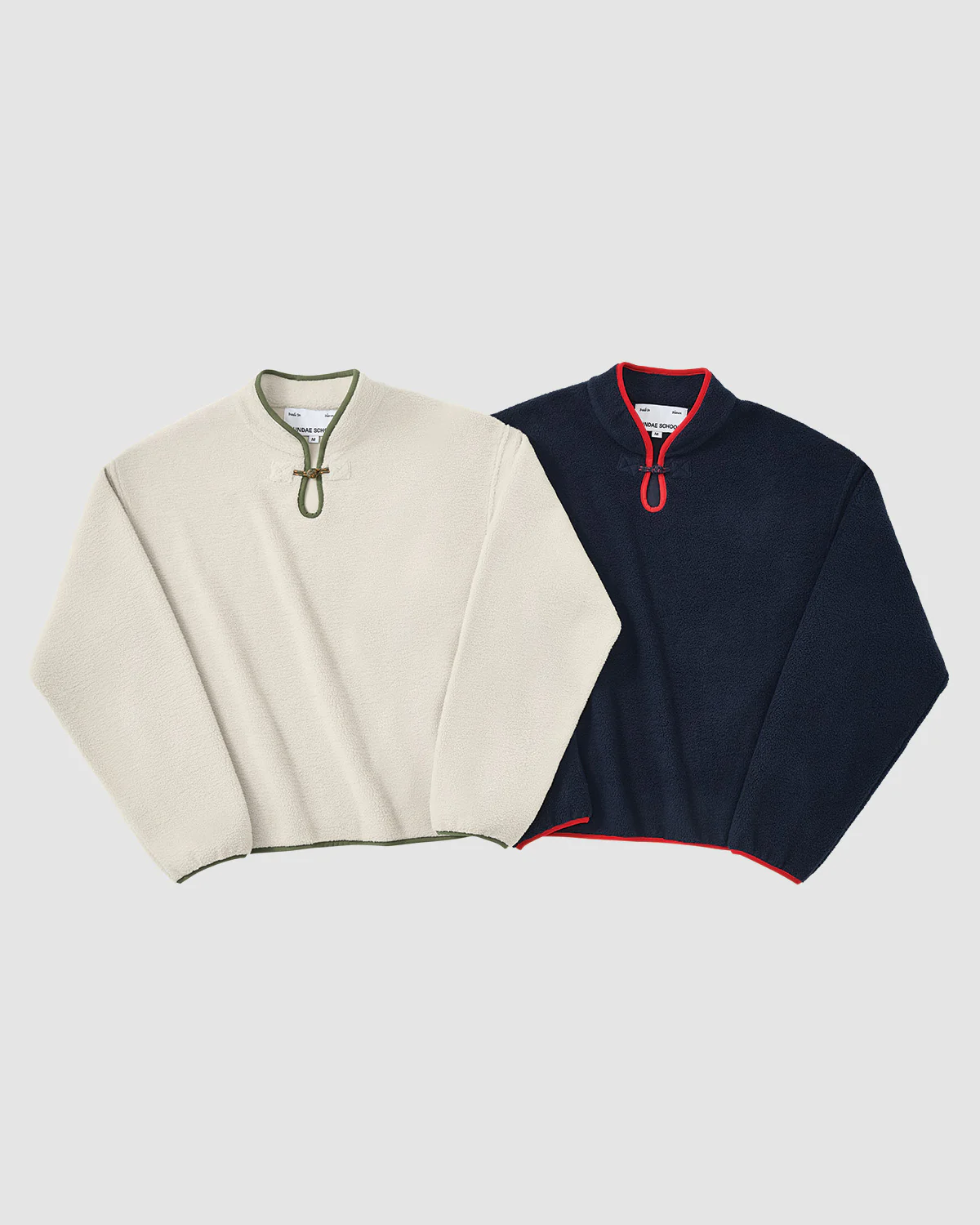 NAVY TEARDROP KNOT FLEECE - Image 12